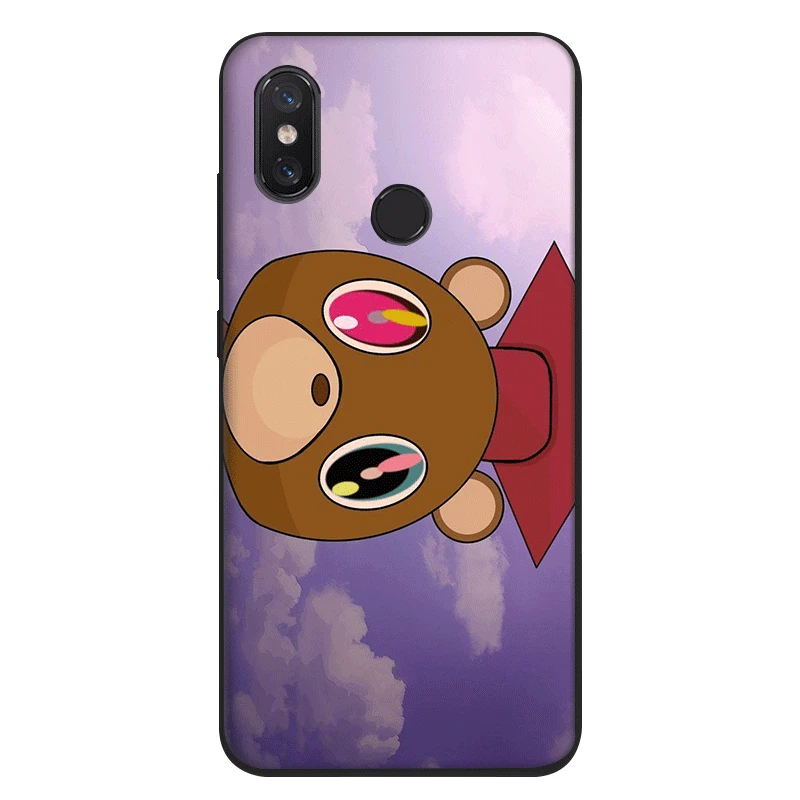 Черный силиконовый чехол из ТПУ для Xiaomi Redmi 4A 4X5 5A Plus 6A 6 Pro S2 Kanye West Graduation