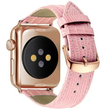 Хорошая кожаная Петля для ремешок часов аpple 38 мм 42 iwatch серии 4 версия 1 2 3 40 44 Лучший