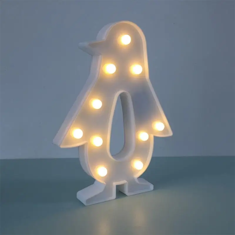 LumiParty LED Marquee ночник милый декоративный Пингвин свет для спальни детская комната