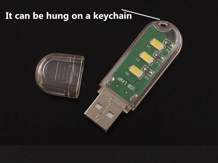 Светодиодный мини-светильник s USB мобильный для кемпинга беспроводной