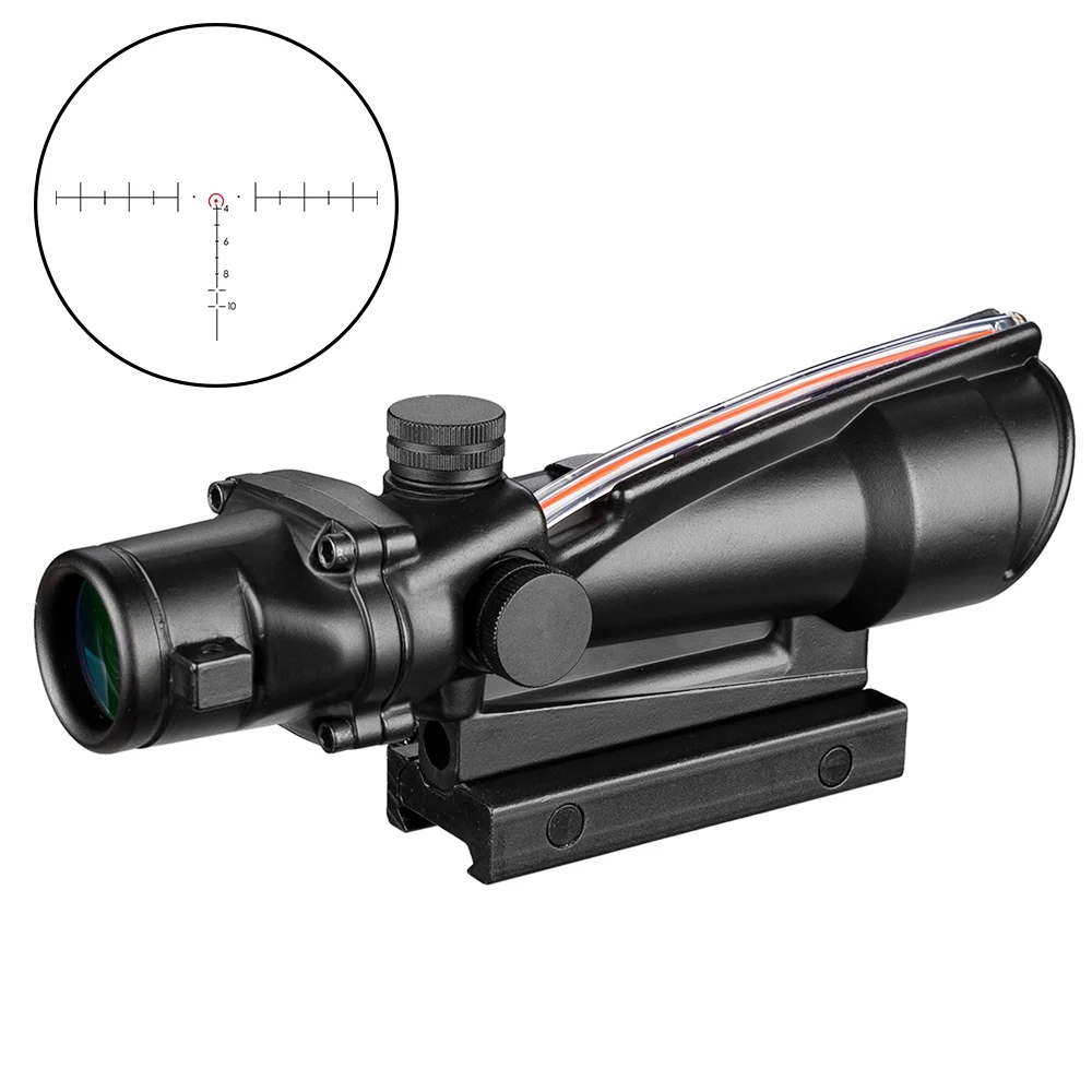 FW3-ACOG-267 5x35 ACOG Стиль охотничьи оптические прицелы красный или зеленый стекло травленая сетка из настоящего волокна Оптика тактические Прицелы прицел - Цвет: FW3-ACOG-267