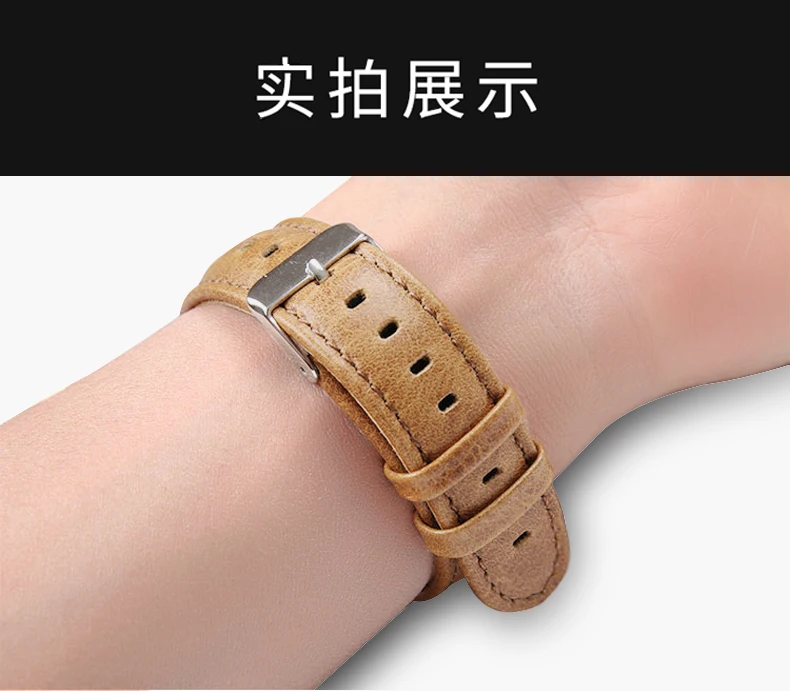 Серия Crazy Horse для Fitbit Blaze ремешок для часов Crazy Horse кожа замша кожа 23 мм смарт-часы ремешок