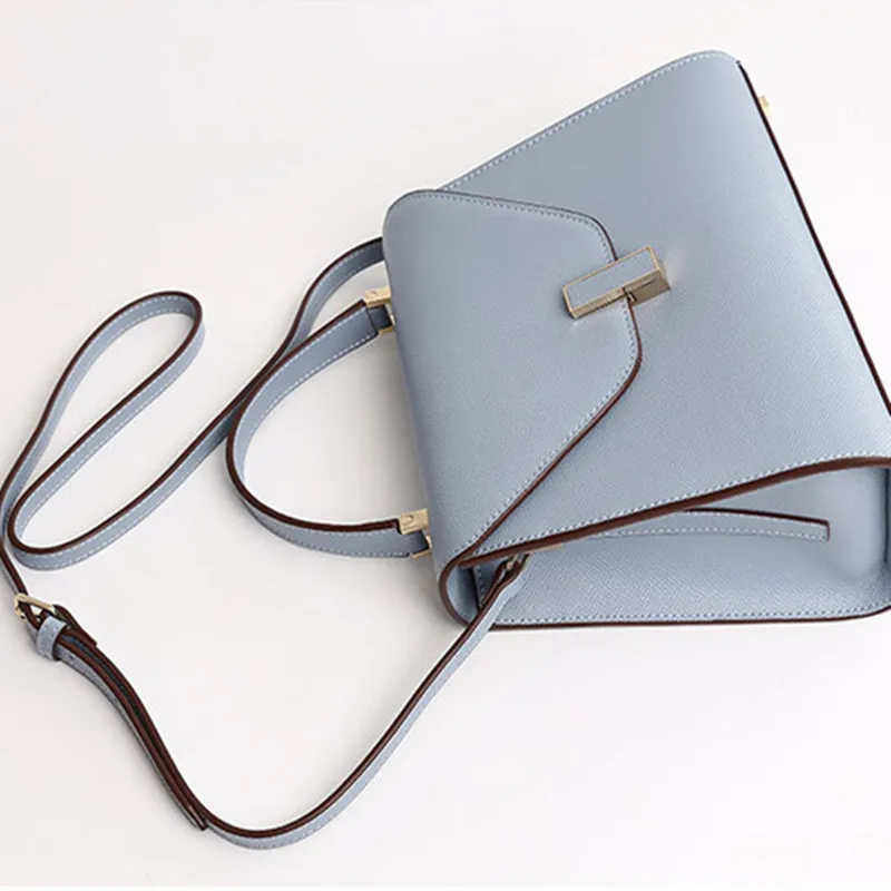 Брендовая женская сумка-мессенджер из натуральной кожи Высококачественная