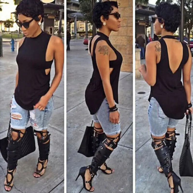 Женский бюстгальтер бюстье без рукавов однотонный топ с высокой горловиной и