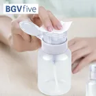 BGVfive, 1 шт., лидер продаж, 120 мл, для розливания, пустого насоса, диспенсер для удаления лака для ногтей, прозрачная бутылка для спирта