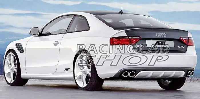 Неокрашенный стиль задний диффузор QUAD выпускной для AUDI A5 COUPE 2008-2011 A025F |