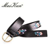 maikun belts for women vintage embroidery women belt