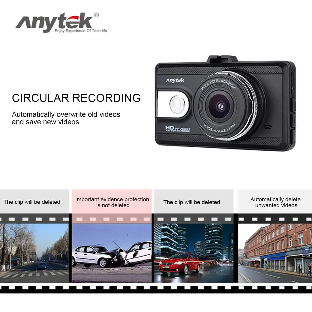 Для Anytek Q99P Одиночная ЗАПИСЬ СКРЫТЫЙ Автомобильный регистратор данных USB