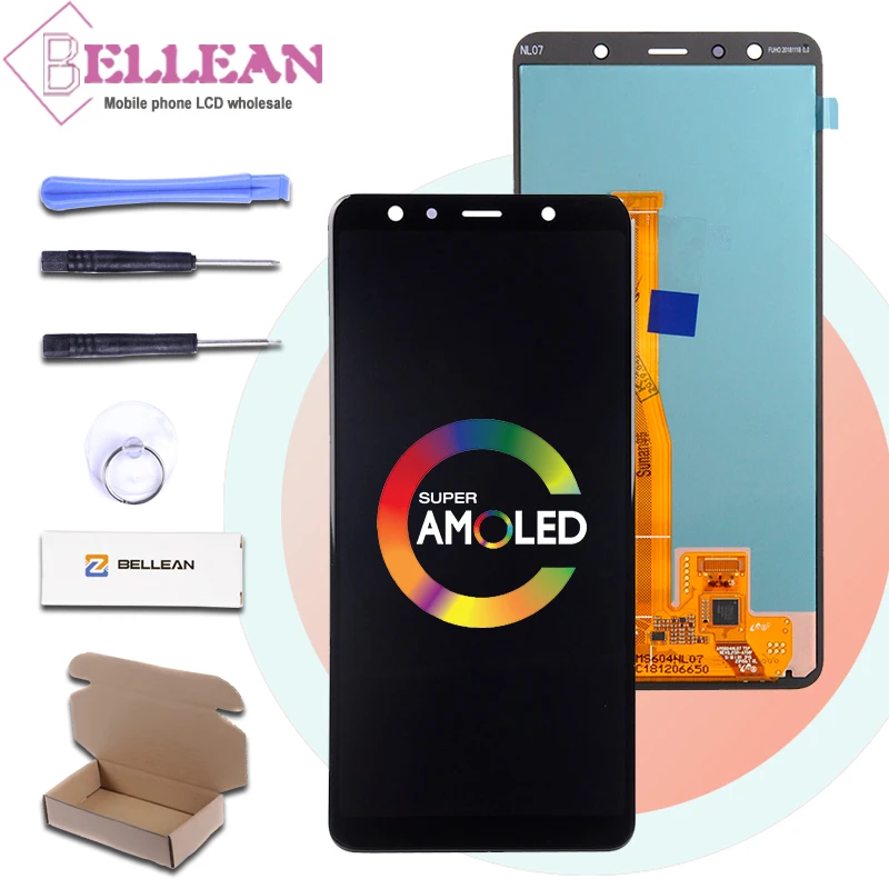 HH Акция для Samsung Galaxy A750 ЖК дисплей SM A750F / DS A750FN Дисплей Сенсорный экран планшета в