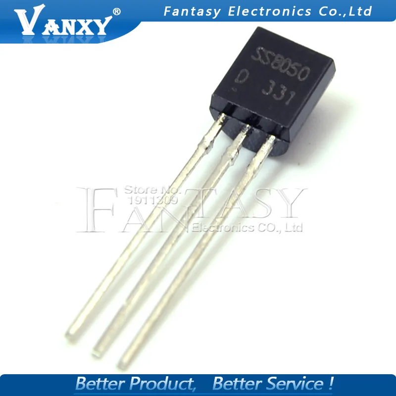 100 шт. SS8050 TO-92 8050 TO92 триодный транзистор