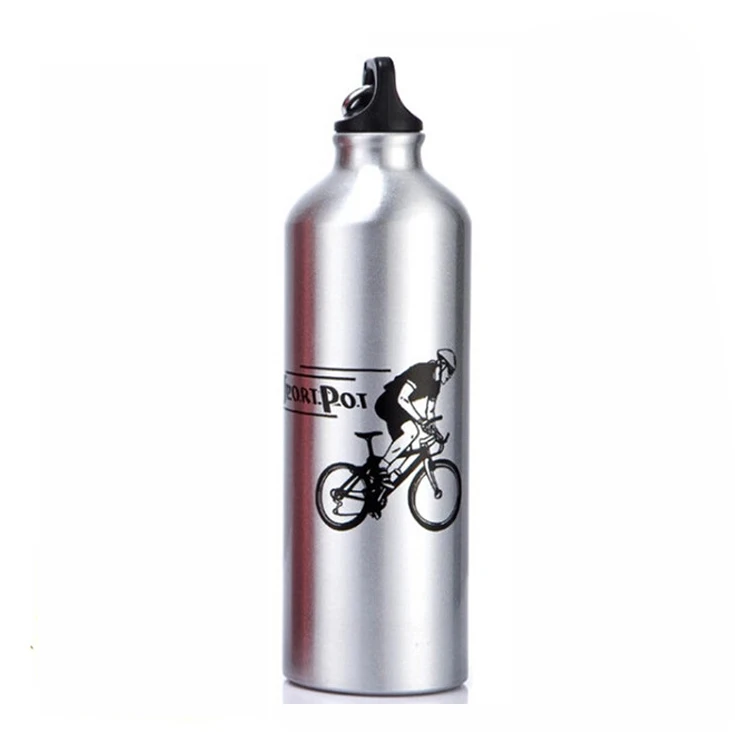 Silver WEST BIKING 700 мл алюминиевый чайник для горного велосипеда велосипедная бутылка для воды для питья MTB велосипедная бутылка для воды - Цвет: Silver