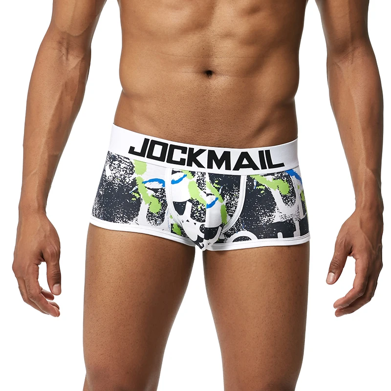 AIIOU хлопковые мужские боксеры шорты высокое качество с принтом u образное нижнее белье трусы трусы|Мужские