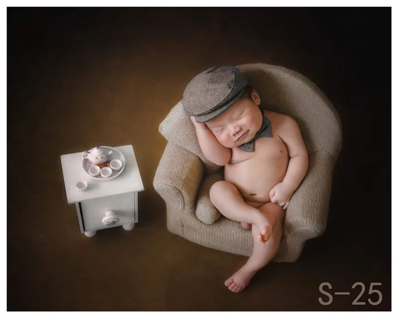 Реквизит для фотосъемки новорожденных новый диван и маленький чайный столик +