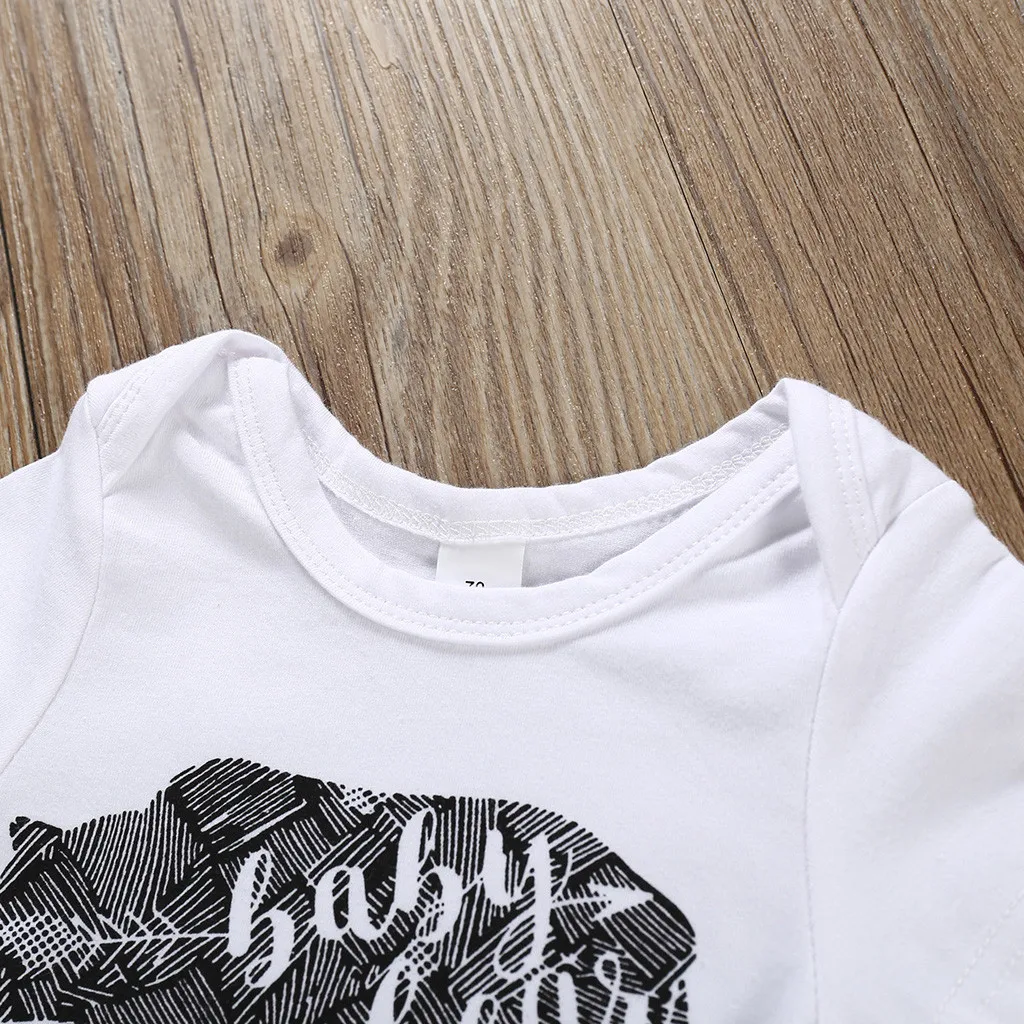 Комплект одежды для новорожденных мальчиков roupa infantil комбинезон с надписью