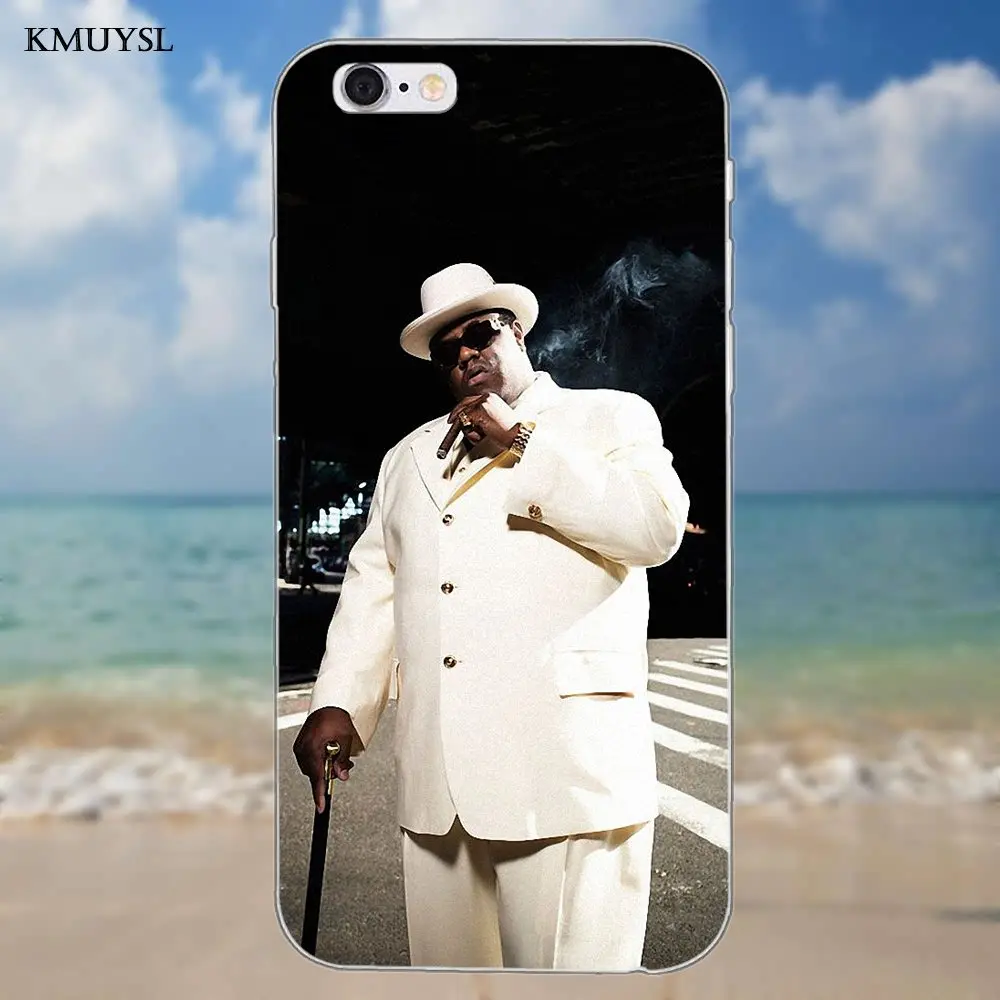 as picture Biggie Smalls B. i. g. Рэп хип хоп Легенда для iPhone X 4 4s 5 5C SE 6 6 S 7 8 Plus Galaxy S5 S6 S7 S8 большое ядро II Prime Alpha - Цвет: as picture