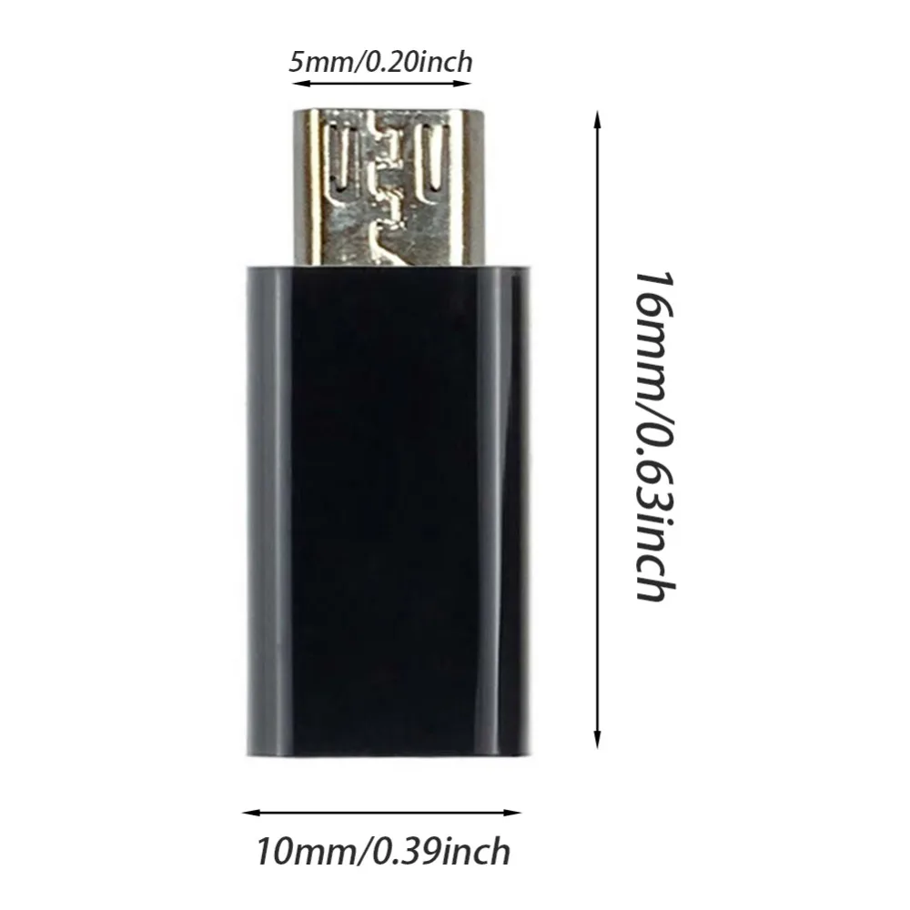 Мини адаптер быстрой зарядки USB 3 1 Тип C мужчина к Micro Женские аксессуары