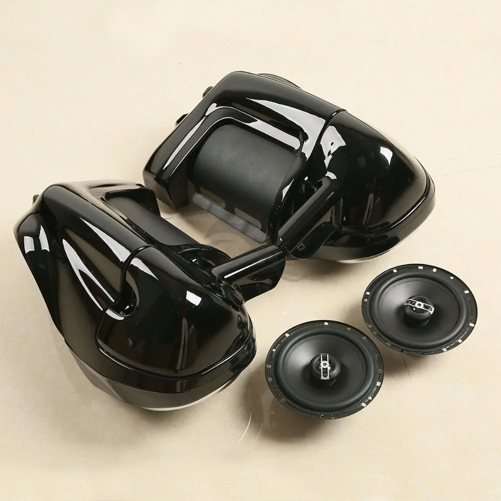 Мотоцикл нижний вентилируемый обтекатель коробка Pods + 6 5 &quotколонки для Harley Touring