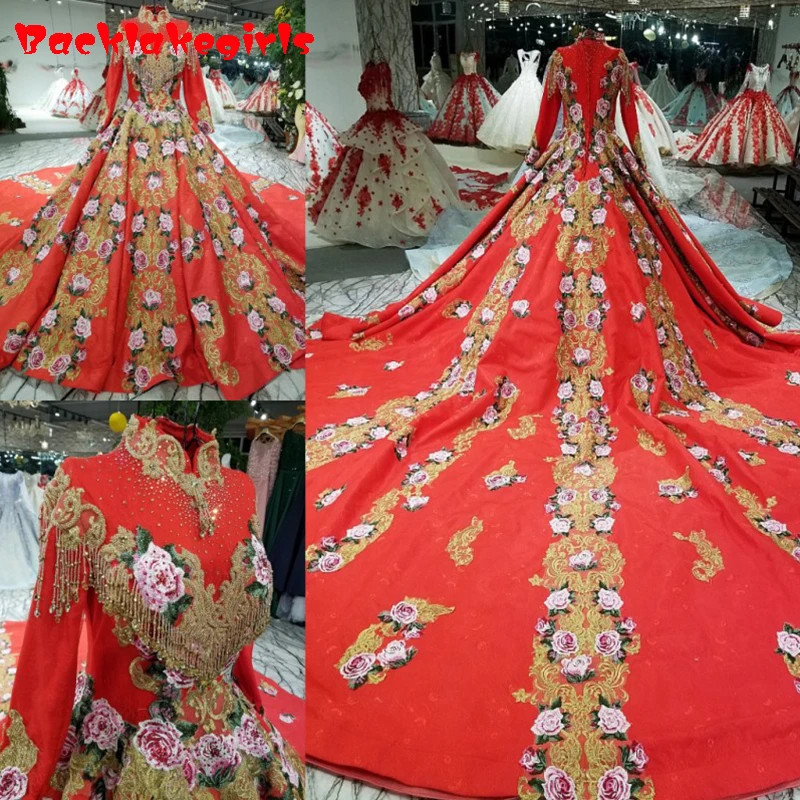 30651 с высоким воротником и длинными рукавами модное сексуальное свадебное платье
