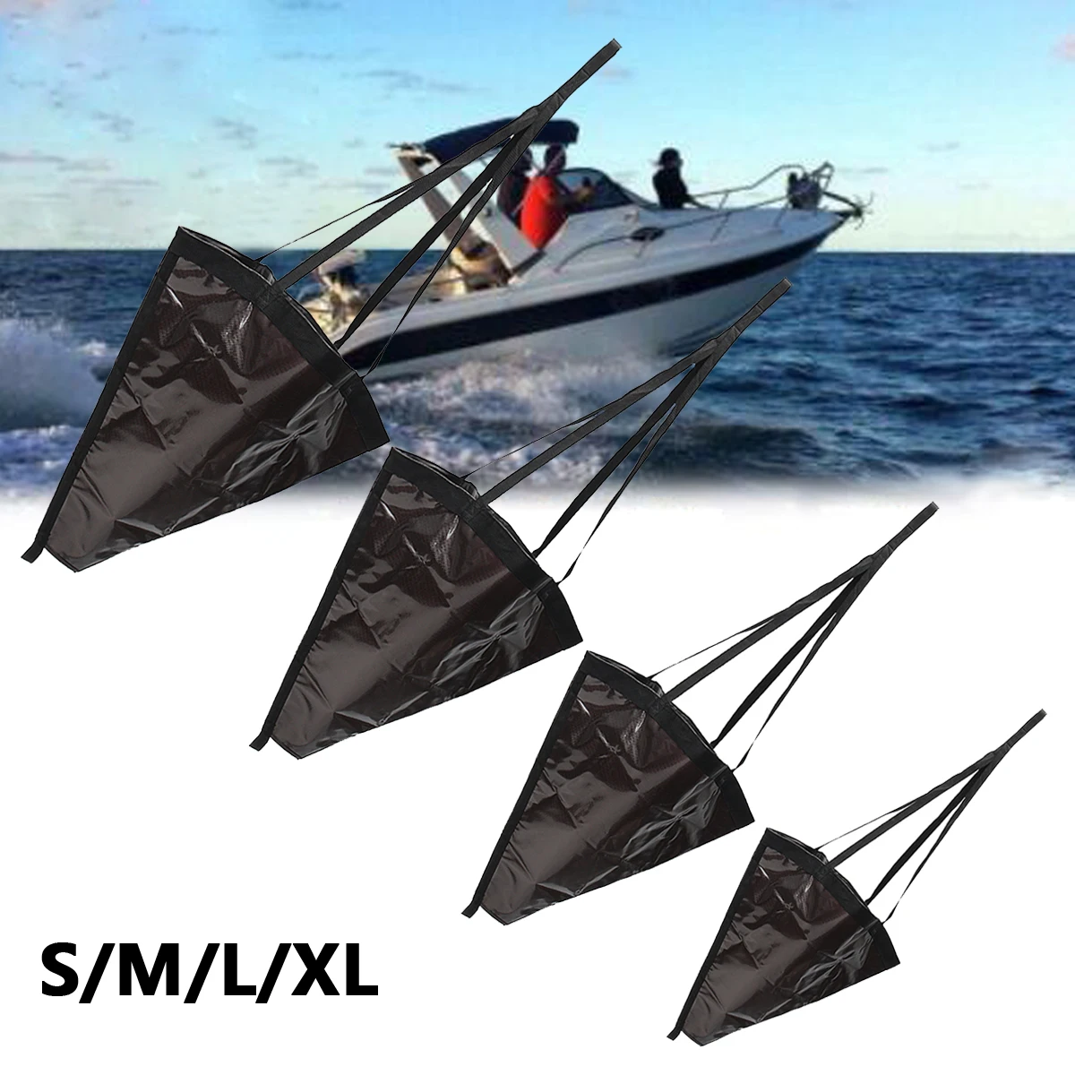 60 135 см тяжелый Морской якорь дрог дрейфовый тормоз для рыбалки на байдарках