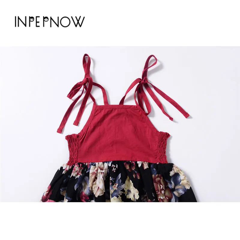 INPEPNOW/необычное модное платье принцессы на бретельках для девочек Эльзы