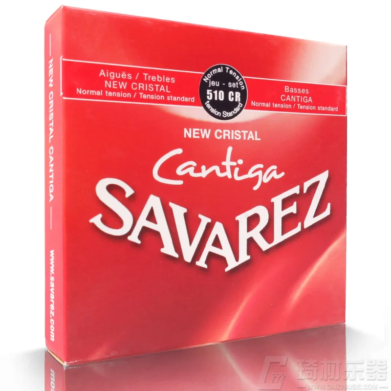 Savarez-cuerdas de guitarra clásica de tensión Normal, juego completo de 510CR, serie...