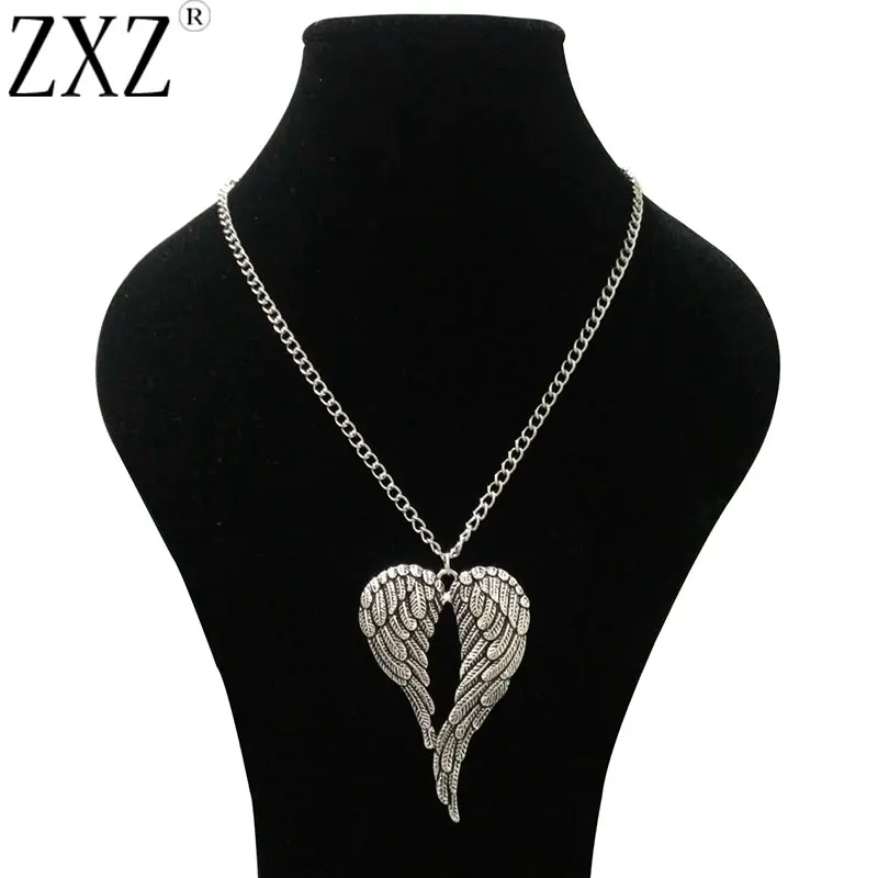 Длинная подвеска ZXZ длина 69x47 мм 30 дюймов|long chain necklace|chain necklaceguardian angel |