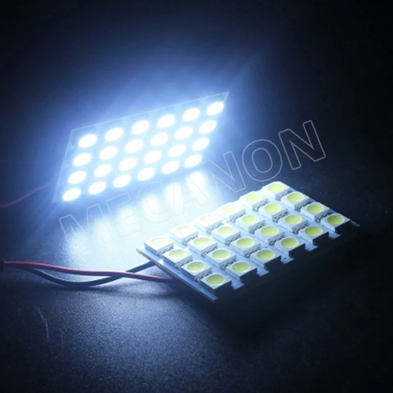 4 комплекта автомобильная лампа для чтения карт 6 9 12 15 24 36 48 светодиодный 5050 SMD
