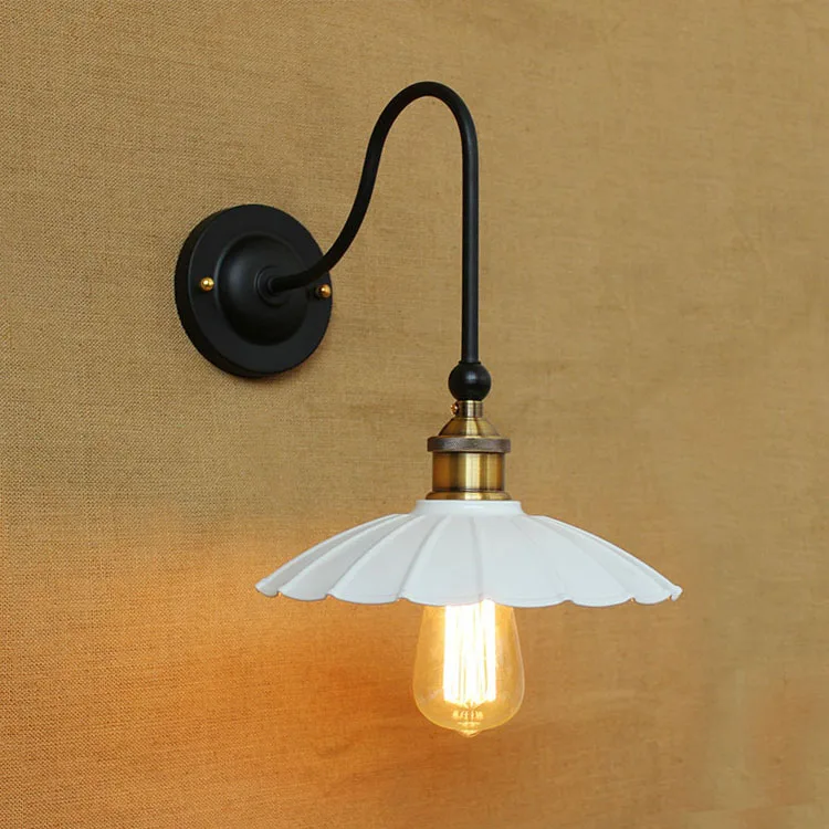 Белый черный под старину Ретро Настенные светильники Винтаж деревенский