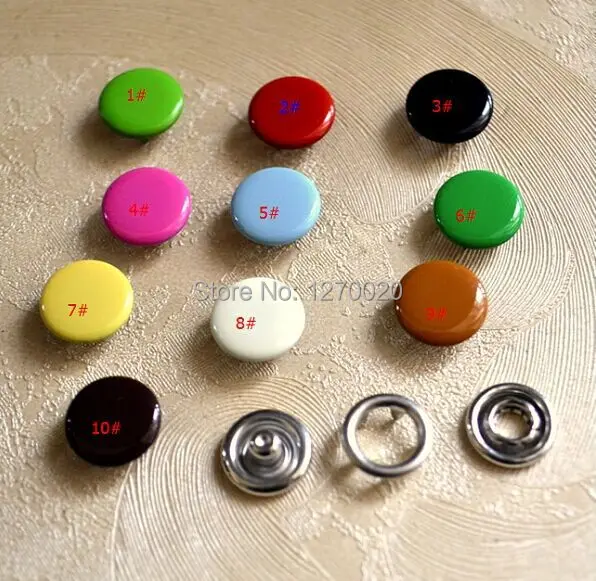 100 комплектов 10 мм Разноцветные пуговицы для крепления крышки|fastener buttons|buttons buttonsset