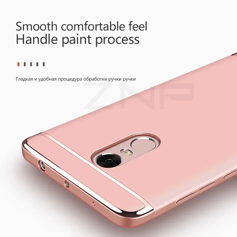 ZNP Роскошный Жесткий Чехол для Xiaomi Redmi Note 4 4X полный чехол s для Xiaomi Redmi 4X Redmi Note 4 4X чехол для телефона