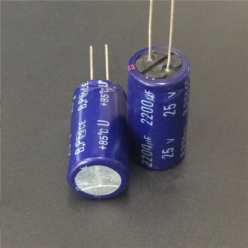 10 шт. 2200 мкФ 25 В U серии 18x35 мм 25V2200uF Bipolar аудио конденсатор | Электронные компоненты