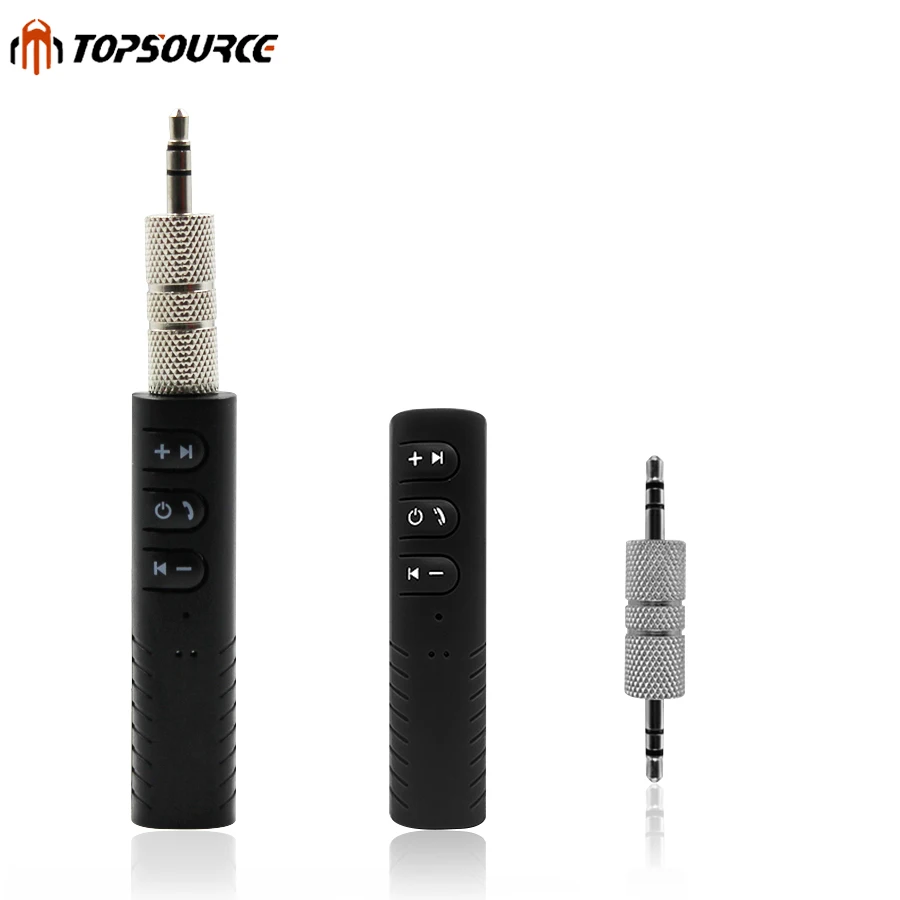 TOPSOUCE 3 5 мм разъем Bluetooth автомобильный комплект Hands free Аудио приемник адаптер авто