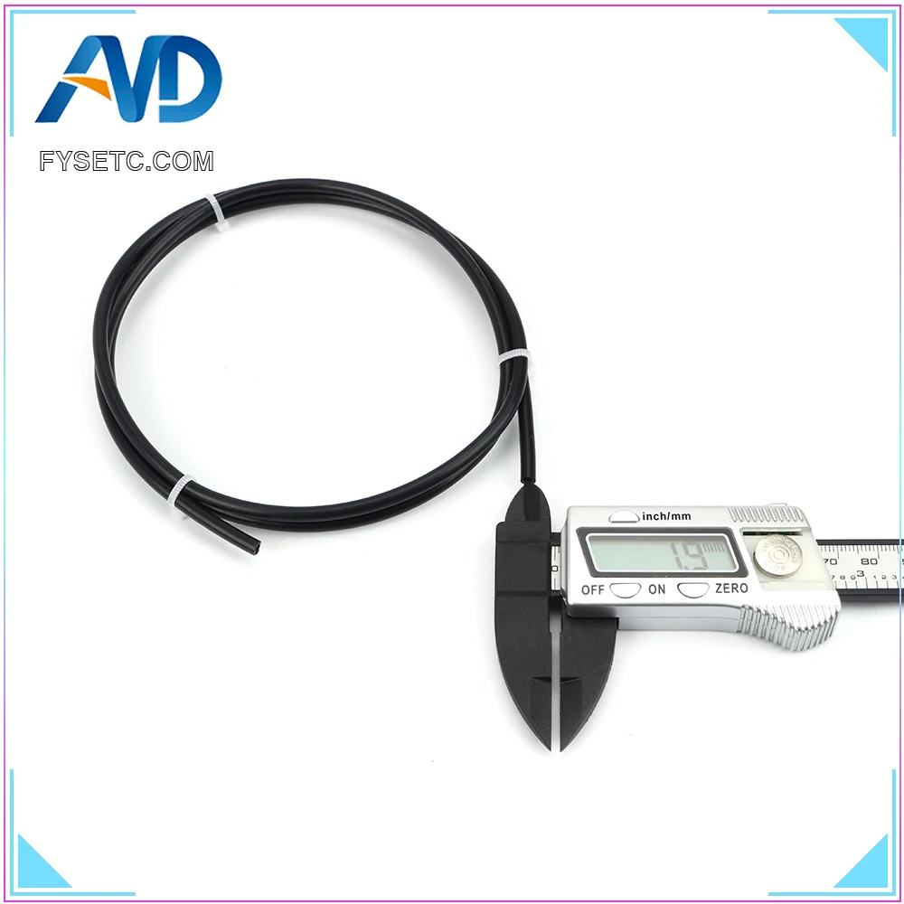 Черная PTFE трубка 5 метров тефлоновая TL-Feeder Rostock Bowden экструдер 1 75 мм Fila ID 9 OD 4