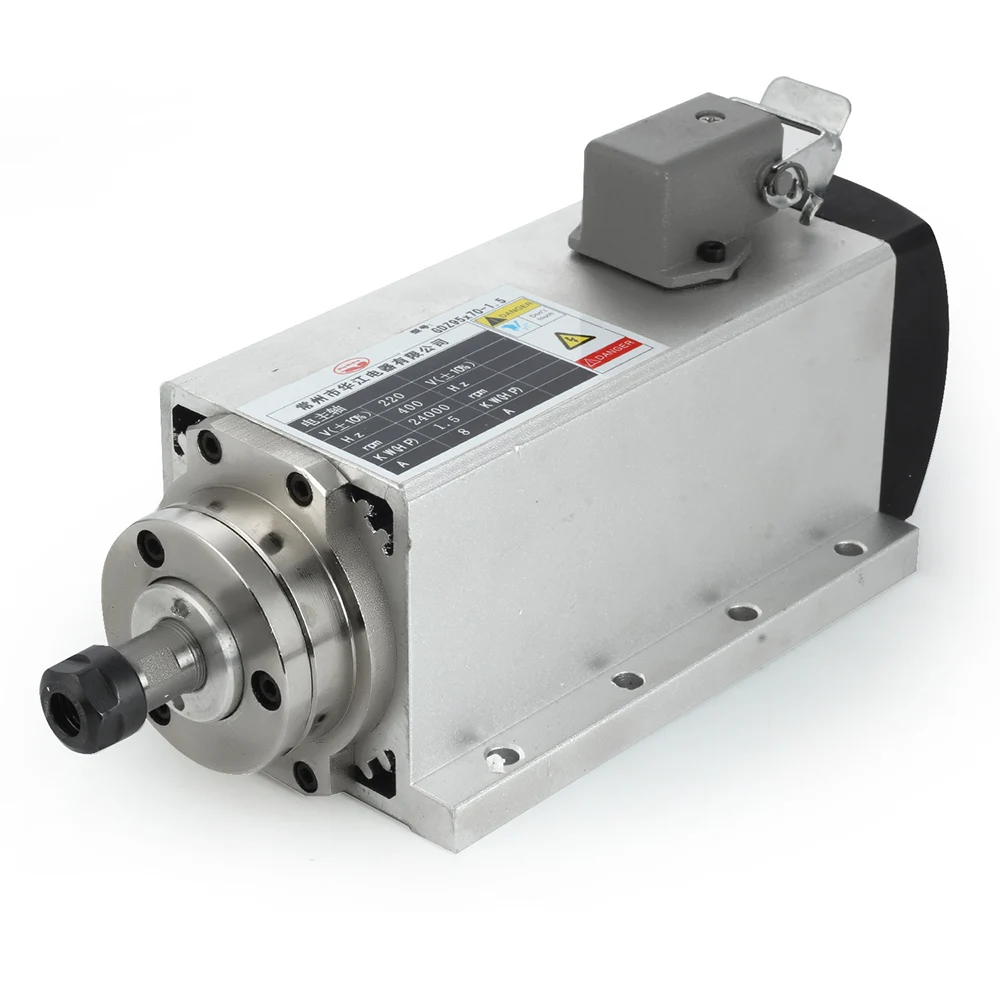 Бесплатная доставка CNC 1 5 кВт с воздушным охлаждением мотор шпинделя ER11 двигатель