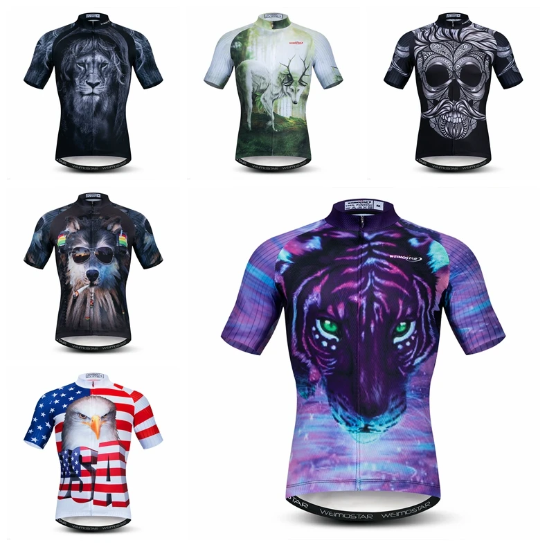 

Cycling Jersey 2019 Pro Team Men Bicycle Clothing 3D Summer Short Sleeve Quick Dry MTB Bike Jersey TOP Breathable Cuff Lycra