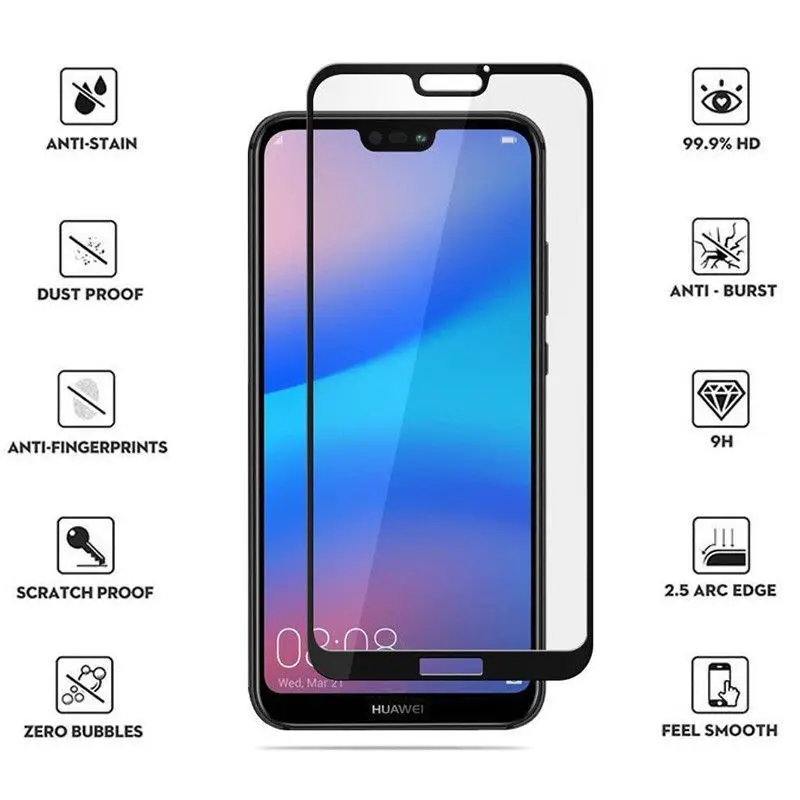 Защитное стекло для экрана huawei P30 P20 mate 20 Lite Pro P Smart Nova 4 3 Защита из закаленного стекла для экрана Verre Tremp