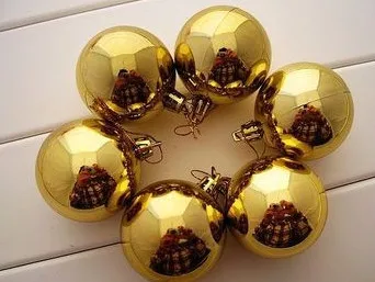 Дешевый гальванический Рождественский бал украшения на Рождество | Дом и сад