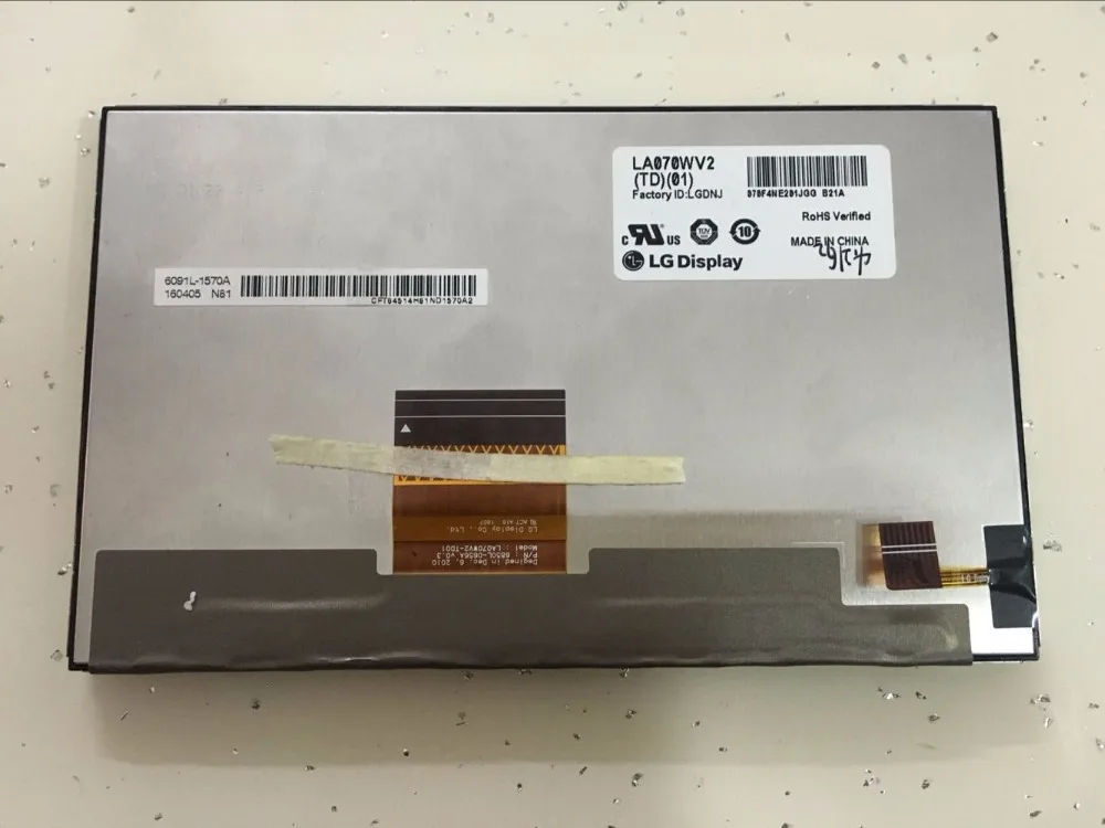 7-дюймовый ЖК-экран LA070WV2 TD01 LA070WV2 (TD)(01) для бортовой навигации DVD GPS