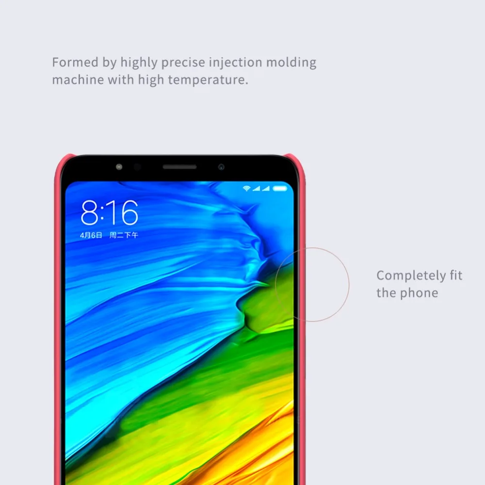 10 шт Nillkin супер матовый защитный чехол для xiaomi redmi note 5 индийская версия жесткая