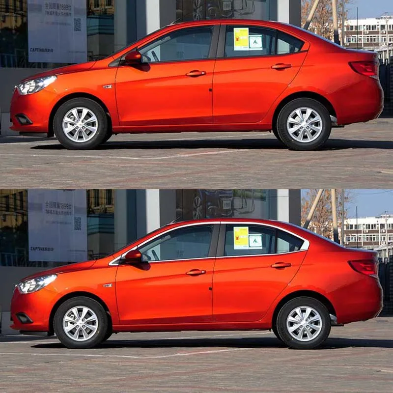 

12pcs Full Window Pillars Window Sill Molding Trim Exactly Fitted For Chevrolet Sail 3 2015