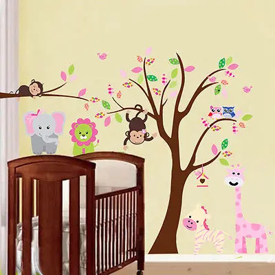 Декоративная наклейка на стену в виде совы птицы дерева|sticker decal|wall stickersticker wall decal |