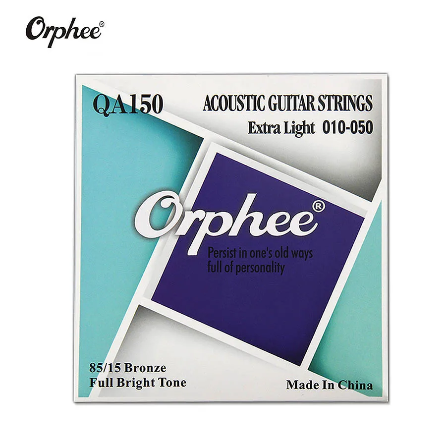 Струна Orphee для акустической гитары суперлегсветильник 85/15 бронзовая насыщенный