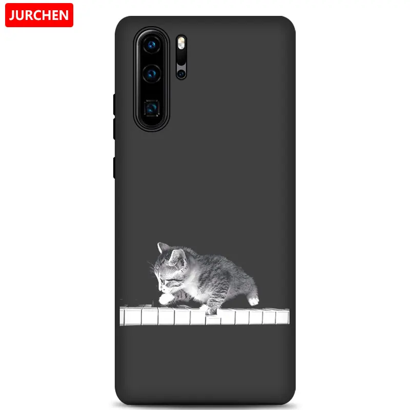 1 Чехол для телефона JURCHEN для huawei P30 Pro, чехол для huawei P30, чехол из ТПУ с рисунком, силиконовая Мягкая задняя крышка для huawei P30 P30Pro, чехол - Цвет: 1