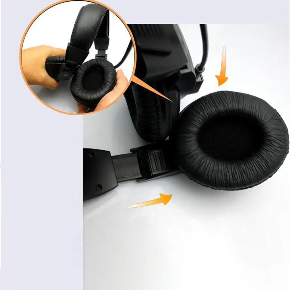 

Black Adjustable Headset Music Gaming Microphone Headphone Plug and Play with 3.5mm for PC Laptop Computer r20
