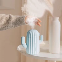 340ml cuctus air humidifier 1200mah battery operated silicone flexible cactus usb aroma essential oil diffuser cool mist maker
