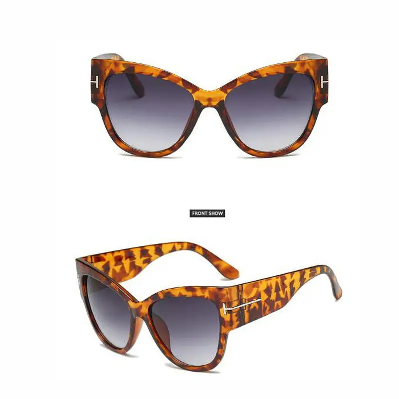 KAPELUS 2020 Men's Classic Cat Eye Sunglasses With Large Frame Letter T | Аксессуары для одежды