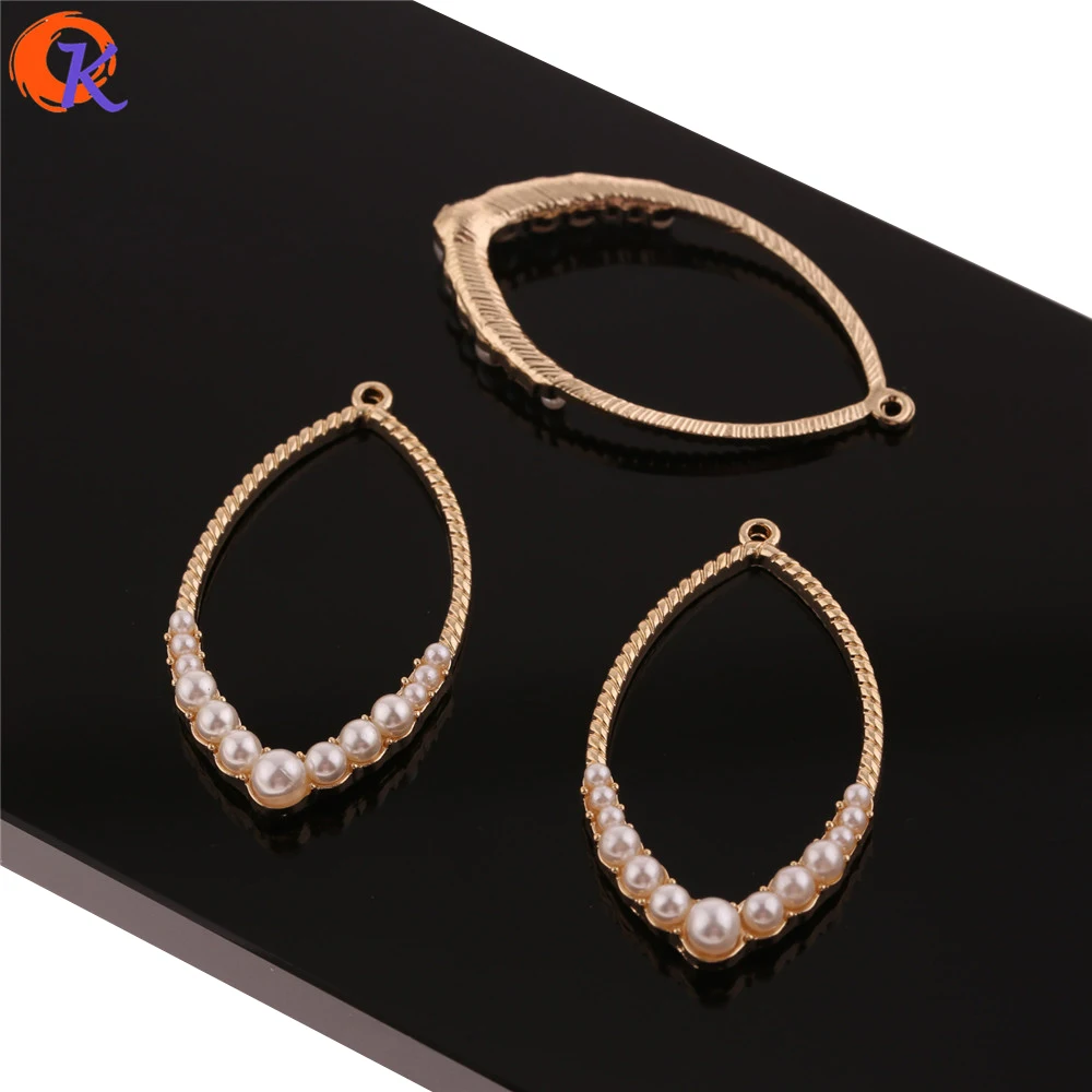 

Cordial Design 50Pcs 22*40MM Jewelry Accessories/Pearl Earring Parts/Oval Shape/Charms Pendant/DIY/Hand Made/Earring Findings