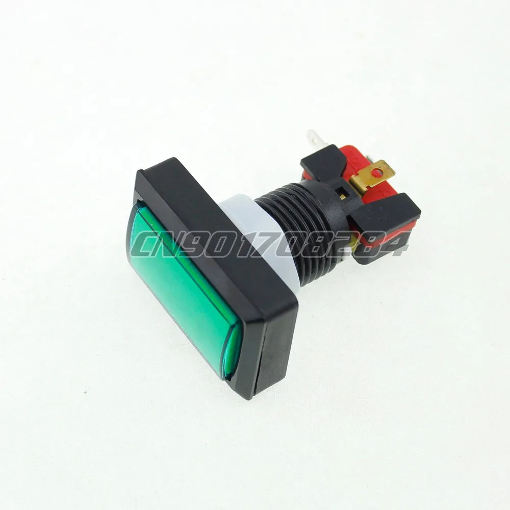 5x Новый Beatmania IIDX прямоугольник LED подсветкой кнопки для аркадных игр DIY наборы