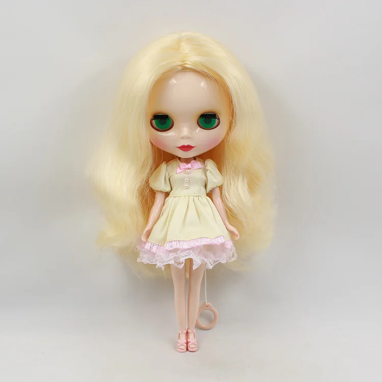 Бесплатная доставка Стоимость обнаженные куклы Блит светлые волосы
