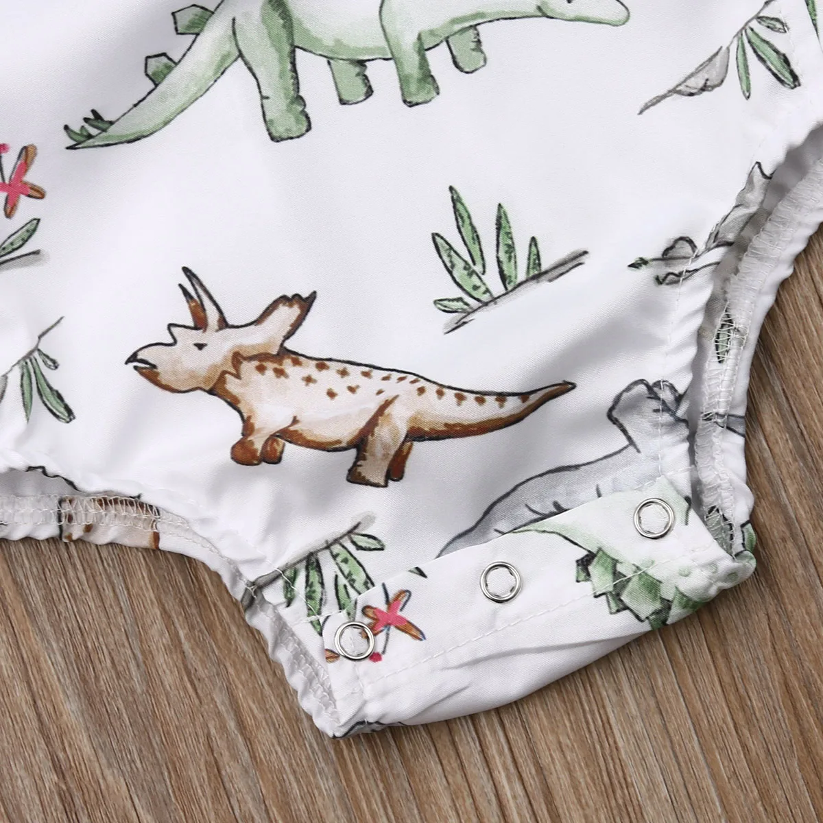 Летний милый детский комбинезон с открытой спиной для новорожденных мальчиков и